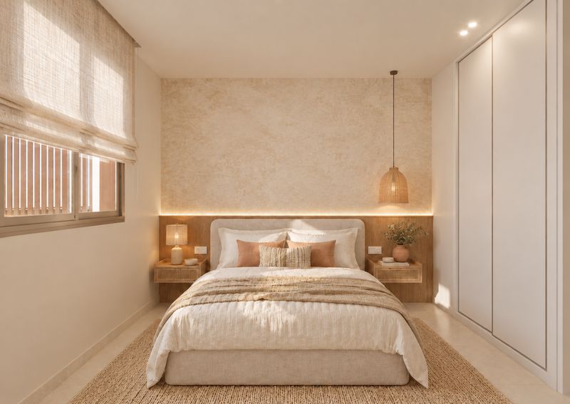 Sea Essence 2 Santa Pola — main bedroom with fitted wardrobe